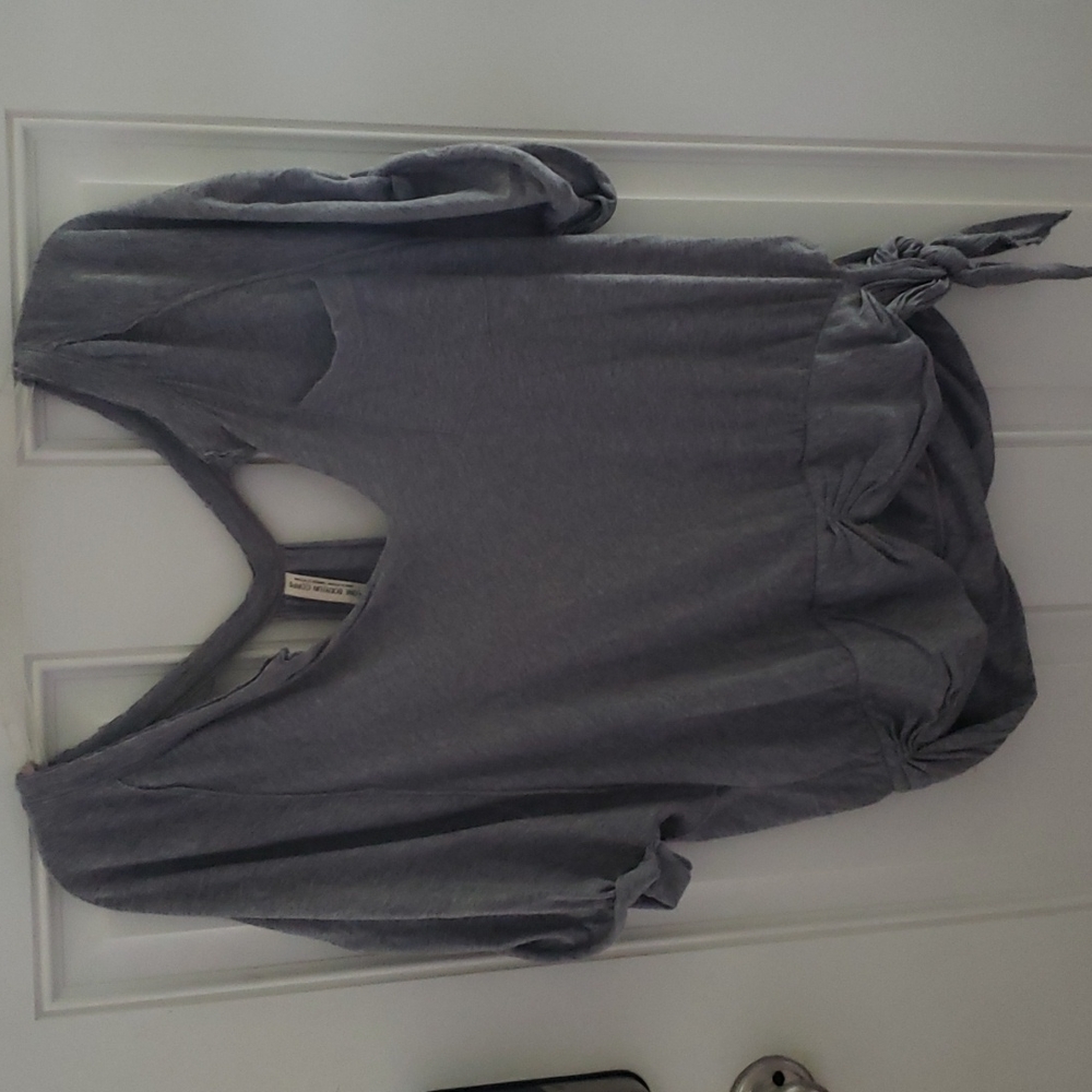 Free People Gray Top